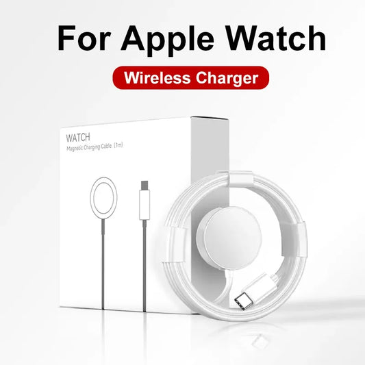 1M Magnetic Wireless Charger for iWatch 8/7/6/5/SE USB C Portable Fast Charging Station for Apple Watch Series Ultra 8 7 6 SE 5